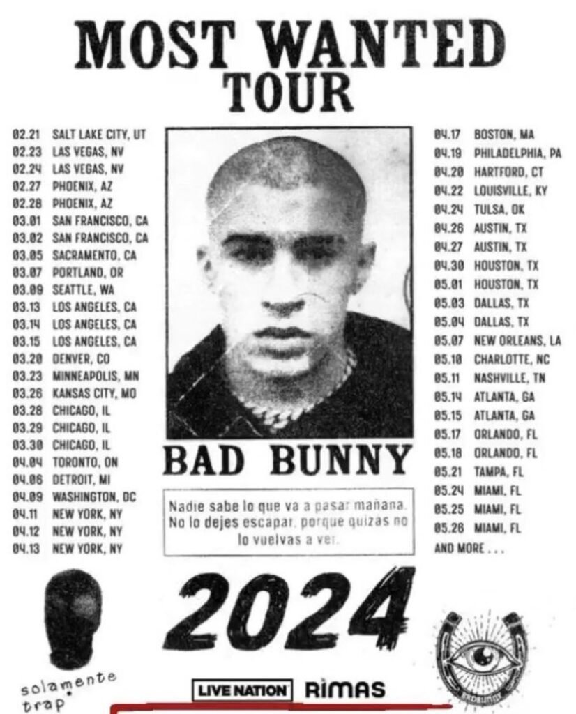 fechas conciertos bad bunny 2024